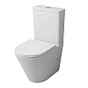Картинка анонса товара «унитаз напольный grossman gr-4450msq 60,5x38x82,5 белый матовый, безободковый, торнадо с тонкой крышкой»