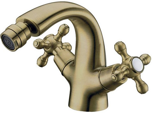 Смеситель для биде Boheme MEDICI 316-SW белый Presente с белым Swarovski Смеситель для биде Boheme MEDICI 316-SW белый Presente с белым Swarovski