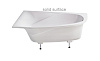 Картинка анонса товара «ванна из искусственного камня astra-form селена 01010080 левая, solid surface 1700х1000»