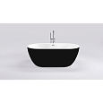 Детальная картинка товара «ванна отдельностоящая black&amp;white sb111 black акриловая 111sbbl»