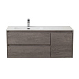 Детальная картинка товара «тумба под раковину belbagno kraft-1000-2c-1a-so-cg-l cemento grigio подвесная 1000x460»