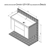 Тумба под раковину BRIZ 100 см 248 03-20100-20 00 БЕЛ (под раковину BEAUTY) Тумба под раковину BRIZ 100 см 248 03-20100-20 00 БЕЛ (под раковину BEAUTY)