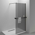 Детальная картинка товара «душевая перегородка vinceawalk-in hr vsw-4hr900cgb, 900x2000, черный, стекло тонированное»