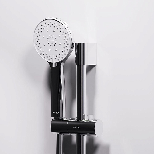 Душевая кабина AM.PM X-Joy W94C-401A-090MT 90x90, четверть круга, профиль хром матовый, стекло прозрачное Душевая кабина AM.PM X-Joy W94C-401A-090MT 90x90, четверть круга, профиль хром матовый, стекло прозрачное