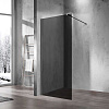 Картинка анонса товара «душевая перегородка vincea walk-in vsw-1h900cggm, 900*2000, вороненая сталь, стекло тонированное»