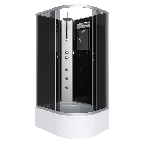 Душевая кабина Niagara Classic NG-2510-14LBKTG (1200х800х2100) высокий поддон (40см) стекло тонированное 25101434LBKTG Душевая кабина Niagara Classic NG-2510-14LBKTG (1200х800х2100) высокий поддон (40см) стекло тонированное 25101434LBKTG