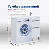 Картинка анонса товара «тумба под раковину aquanet вега 40 белый глянец 00329122 напольная»
