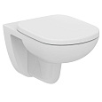 Детальная картинка товара «комплект 2 в 1 ideal standard w941106 с подвесным унитазом tempo t331101, сиденьем tempo t679401 с ф»