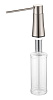 Картинка анонса товара «дозатор жидкого мыла boheme nikel brush 630-nb встраиваемый, никель»