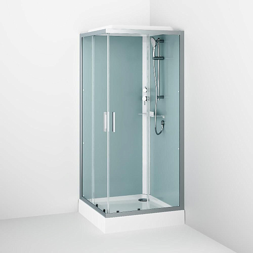 Душевая кабина AM.PM Gem W90C-403-090MT 90x90, профиль хром матовый, стекло прозрачное Душевая кабина AM.PM Gem W90C-403-090MT 90x90, профиль хром матовый, стекло прозрачное