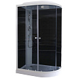 Картинка анонса товара «душевая кабина parly ec1231l 1200x800 профиль белый, стекло тонированное»