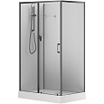 Детальная картинка товара «душевая кабина aquanet passion evo 120l black 120x80 00282012»