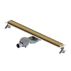 Картинка анонса товара «душевой лоток boheme premium linear 982-80-mg 80см, нерж.сталь мат золото»