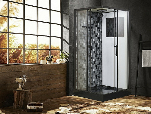 Душевая кабина Esbano ELEGANCIA (ESKBB90CKR) квадратная с крышей ESB-90CKR 90x90x210см Душевая кабина Esbano ELEGANCIA (ESKBB90CKR) квадратная с крышей ESB-90CKR 90x90x210см