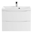 Детальная картинка товара «тумба под раковину belbagno marino-700-2c-so-bl-p подвесная 700x450 bianco lucido»