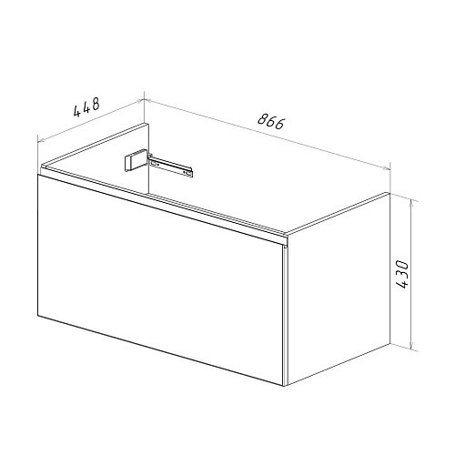 Тумба под раковину Lemark VEON MINI 90 см подвесная, с белый LM02VM90T Тумба под раковину Lemark VEON MINI 90 см подвесная, с белый LM02VM90T