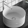 Картинка анонса товара «раковина ceruttispa cr0051a 405х405х180 накладная, белая, круглая, глубокая»