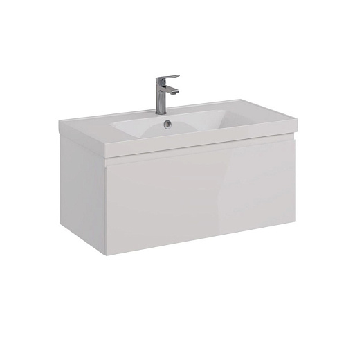 Тумба под раковину Lemark VEON MINI 90 см подвесная, с белый LM02VM90T Тумба под раковину Lemark VEON MINI 90 см подвесная, с белый LM02VM90T