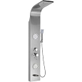 Картинка анонса товара «душевая панель ceruttispa twin br ct9988 из нержавеющей стали с форсунками, матовая нержавеющая сталь»