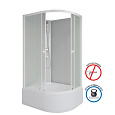 Детальная картинка товара «душевая кабина niagara promo p110/80/40l/mt/bk (1100х800х1950)»