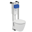 Детальная картинка товара «комплект 3 в 1 ideal standard w220101 инсталляция prosys с подвесным унитазом и с сиденьем connect e»