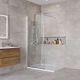 Детальная картинка товара «душевая перегородка belbagno kraft-l-1-80-c-cr»