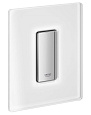 Детальная картинка товара «клавиша смыва для писсуара grohe skate cosmopolitan glass (38846mf0) хром/белый»