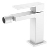 Смеситель для биде Boheme Qubic Matt White 476-MW Смеситель для биде Boheme Qubic Matt White 476-MW