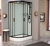 Картинка анонса товара «душевая кабина frank f412r м black 120x80 20061 закаленное матовое стекло»