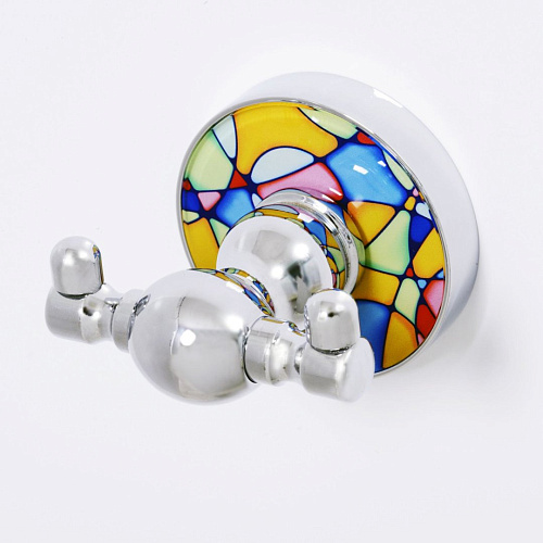 Крючок WasserKRAFT Diemel K-2223D двойной хром Крючок WasserKRAFT Diemel K-2223D двойной хром