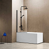 Картинка анонса товара «шторка на ванну vincea vsb-11800clgm, 800x1400, вороненая сталь, стекло прозрачное»
