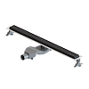 Картинка анонса товара «душевой лоток boheme premium linear 982-60-b 60см, нерж.сталь черный»