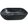 Картинка анонса товара «раковина ceruttispa cr8217mmb 500х395х145 накладная, мрамор матовый черный, прямоугольная»