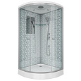 Детальная картинка товара «душевая кабина niagara luxe ng-7701w (900x900х2100) низкий поддон (15см) стенки белые»