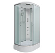 Детальная картинка товара «душевая кабина niagara classic ng-33084-14rg (1000х800х2150) средний поддон (26см) стекло матовое 330844rg»
