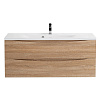 Картинка анонса товара «тумба под раковину belbagno marino-1200-2c-so-wo-p подвесная 1200x450 rovere bianco»