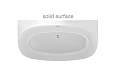 Детальная картинка товара «ванна из искусственного камня astra-form атрия 01010075 solid surface 1700х850»