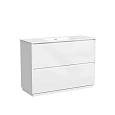 Картинка анонса товара «тумба под раковину sancos libra floor lb120f-1w напольная, 1190х450х840 белый глянец»