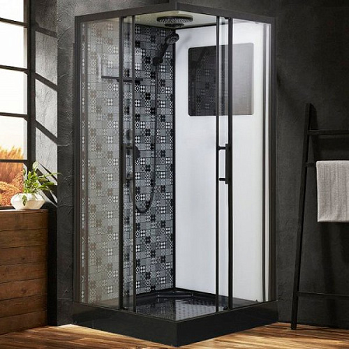 Душевая кабина Esbano ELEGANCIA (ESKBB90CKR) квадратная с крышей ESB-90CKR 90x90x210см Душевая кабина Esbano ELEGANCIA (ESKBB90CKR) квадратная с крышей ESB-90CKR 90x90x210см