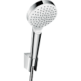 Детальная картинка товара «душевой гарнитур hansgrohe crometta 1jet 26567400 160 см, белый/хром»