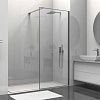 Картинка анонса товара «душевая перегородка vincea walk-in vsw-1hs800clgm, 800x2000, вороненая сталь, стекло прозрачное»