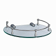 Полка WasserKRAFT K-566 стеклянная хром Полка WasserKRAFT K-566 стеклянная хром
