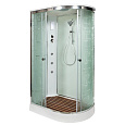 Детальная картинка товара «душевая кабина dto em1511l (em1511lgm+el) 110x80 см с гидромассажем и электрикой»