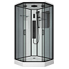 Картинка анонса товара «душевая кабина niagara premium ng-6902-01gd black (1000х1000х2200) низкий поддон (16 см) стекло тонированное 69020134gdblack»