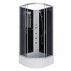 Картинка анонса товара «душевая кабина niagara classic ng-3503-14bkg (800х800х2000) средний поддон (26см) стекло тонированное 35031434bkg»
