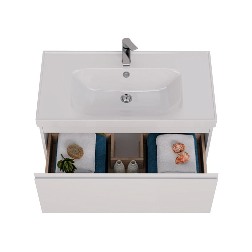 Тумба под раковину Lemark VEON MINI 90 см подвесная, с белый LM02VM90T Тумба под раковину Lemark VEON MINI 90 см подвесная, с белый LM02VM90T