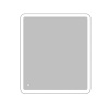 Картинка анонса товара «зеркало belbagno spc-mar-700-800-led-tch 12w 220-240v 700x30x800 с подсветкой и сенсорным выключателем»