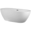 Картинка анонса товара «ванна отдельностоящая ceruttispa d'iseo160 ct9903 1600x750x560 акриловая, белая, со сливом-переливом»