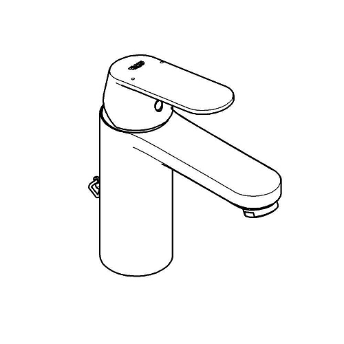 Смеситель для раковины GROHE Eurosmart Cosmopolitan с цепочкой, средний излив, хром (23326000) Смеситель для раковины GROHE Eurosmart Cosmopolitan с цепочкой, средний излив, хром (23326000)