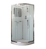 Картинка анонса товара «душевая кабина ceruttispa viva101 100x100x215 профиль хром, стекло прозрачное»